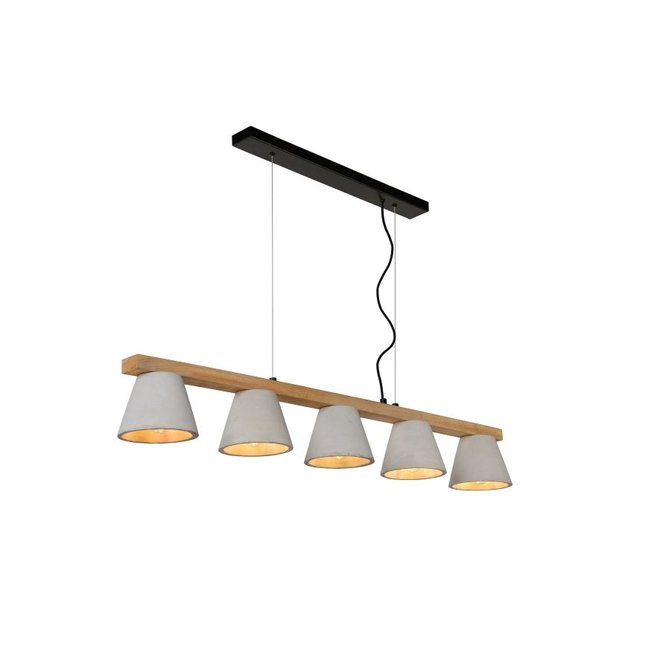 Lucide Possio - Hanglamp 5xE14 Taupe