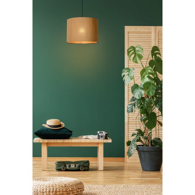 Lucide Magius - Hanglamp Ø 42 cm 1xE27 Licht hout