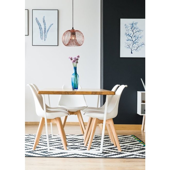 Lucide Vinti - Hanglamp Ø 30 cm 1xE27 Koper