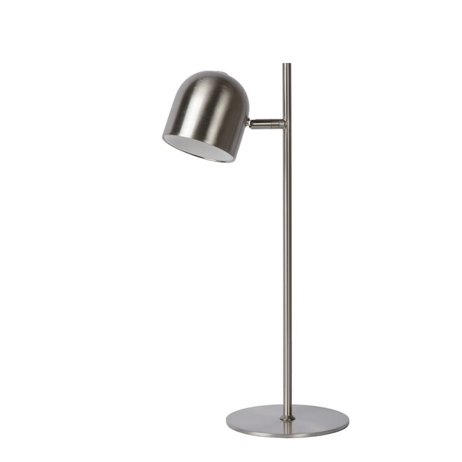 Lucide Skanska - Bureaulamp Ø 16 cm LED Dimb. 1x5W 3000K Mat chroom