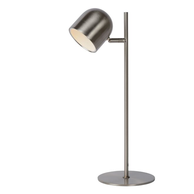 Lucide Skanska - Bureaulamp Ø 16 cm LED Dimb. 1x5W 3000K Mat chroom