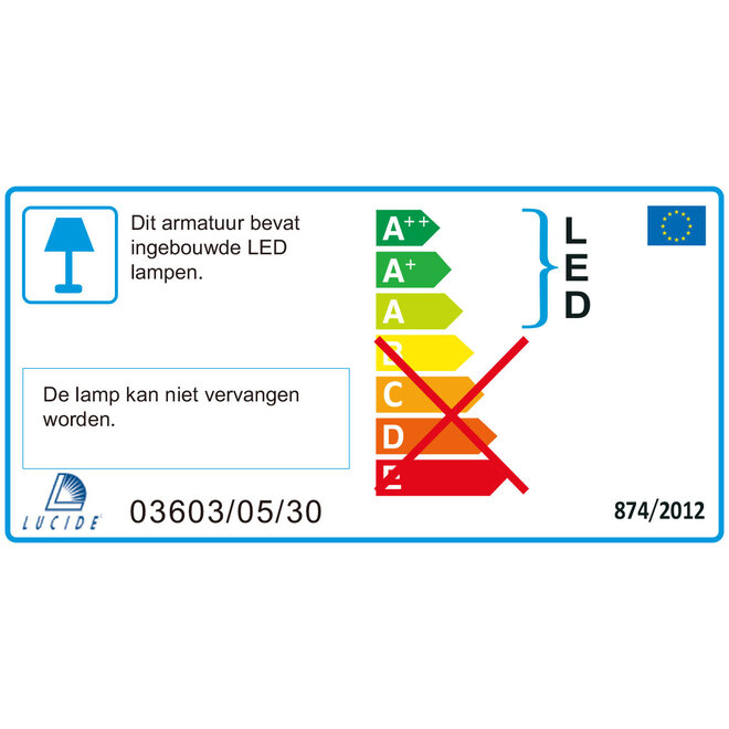 Lucide Skanska - Bureaulamp Ø 16 cm LED Dimb. 1x5W 3000K Zwart