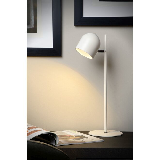 Lucide Skanska - Bureaulamp Ø 16 cm LED Dimb. 1x5W 3000K Wit
