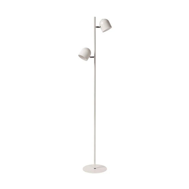 Lucide Skanska - Vloerlamp LED Dimb. 2x5W 2700K Wit