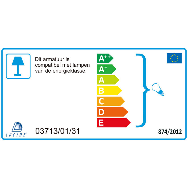 Lucide Curf - Leeslamp 1xE27 Wit