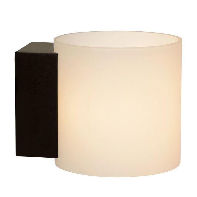 Lucide Jelte - Wandlamp Badkamer Ø 12 cm 1xG9 IP44 Zwart