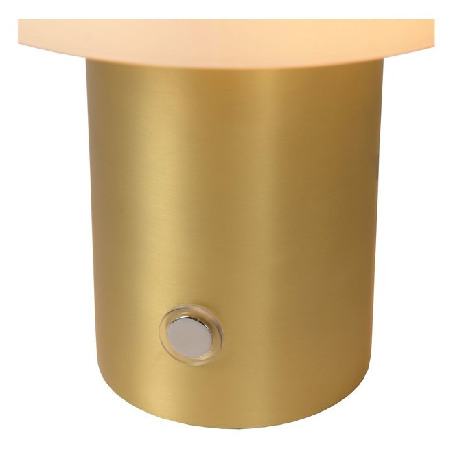 Lucide Timon - Tafellamp 1xE14 3 StepDim Mat Goud / Messing
