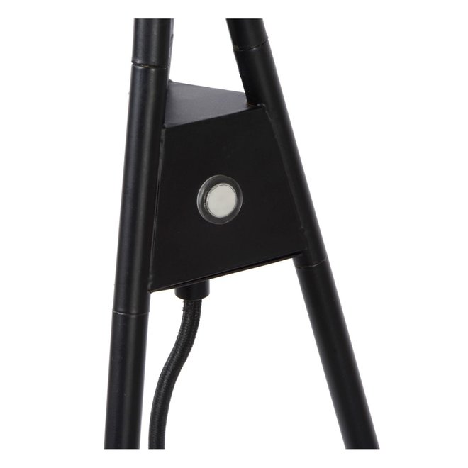 Lucide Pepijn - Vloerlamp 3xE14 3 StepDim Zwart