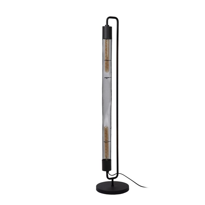 Lucide Calixt - Vloerlamp 2xE27 Zwart