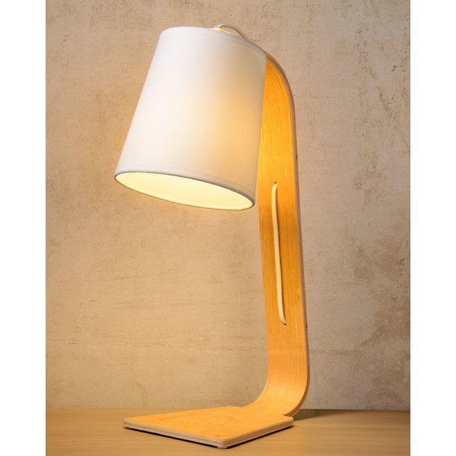 Lucide Nordic - Tafellamp 1xE14 Wit