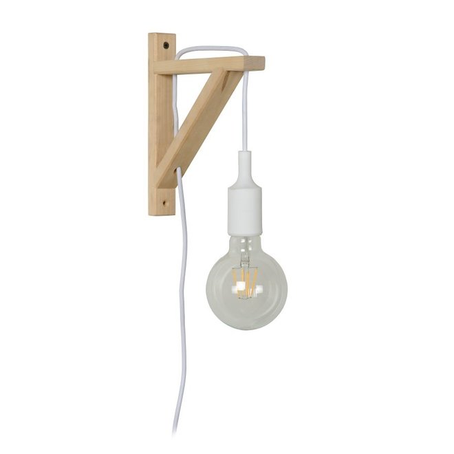 Lucide Fix Wall - Wandlamp 1xE27 Wit