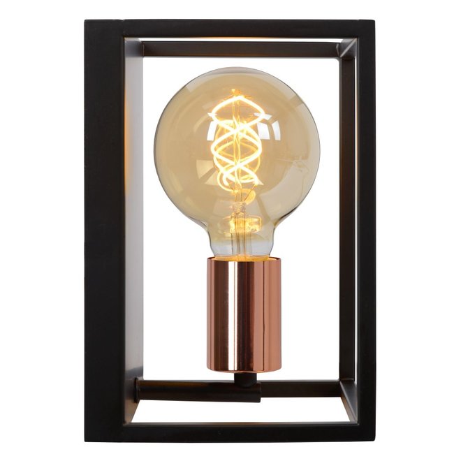 Lucide Arthur - Wandlamp 1xE27 Zwart