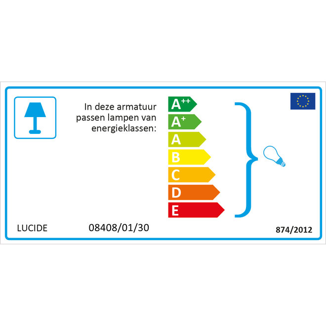 Lucide Fix - Hanglamp Ø 10 cm 1xE27 Zwart