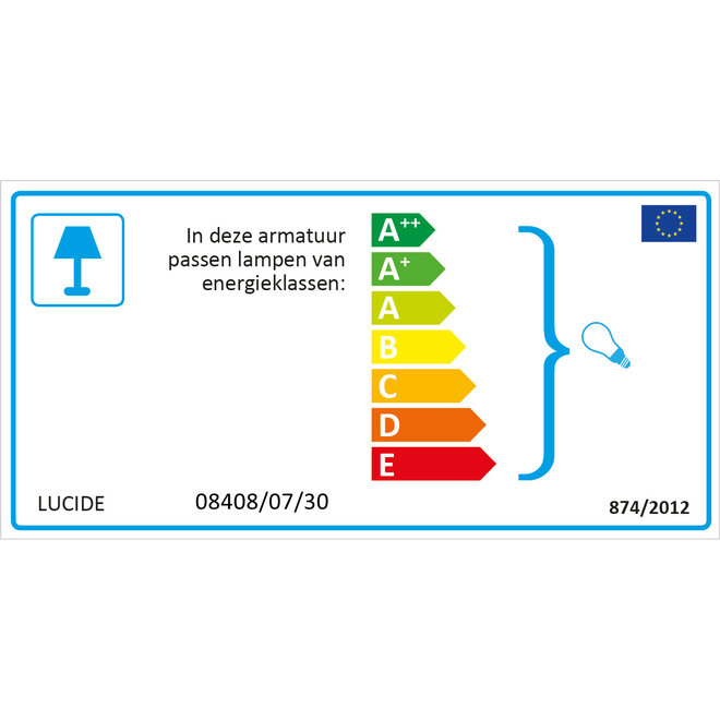 Lucide Fix Multiple - Hanglamp 7xE27 Zwart
