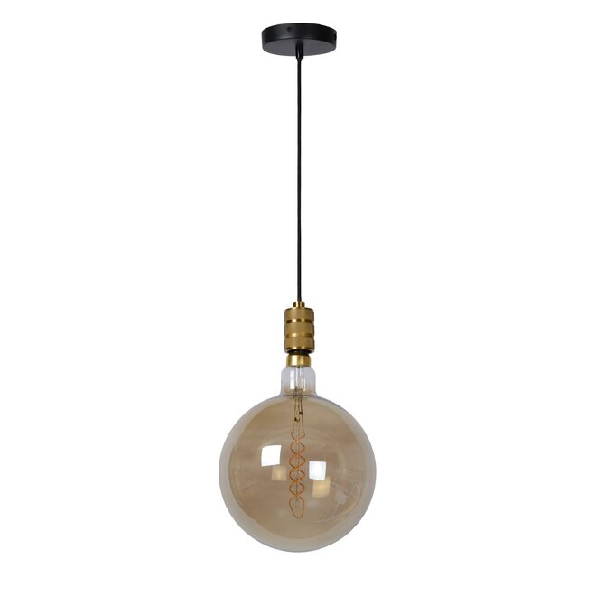 Lucide Jova - Hanglamp Ø 4,6 cm 1xE27 Mat Goud / Messing