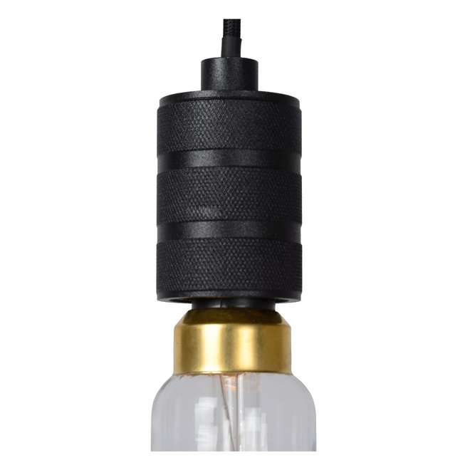 Lucide Jova - Hanglamp Ø 4,6 cm 1xE27 Zwart