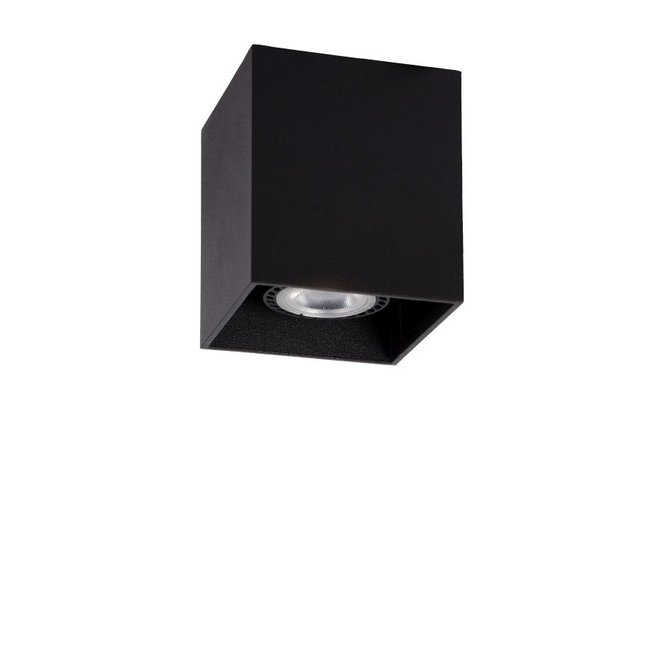 Lucide Bodi - Plafondspot Ø 8 cm 1xGU10 Zwart