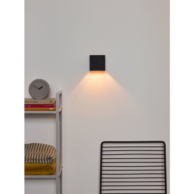 Lucide Xio - Wandlamp LED Dimb. G9 1x4W 2700K Zwart
