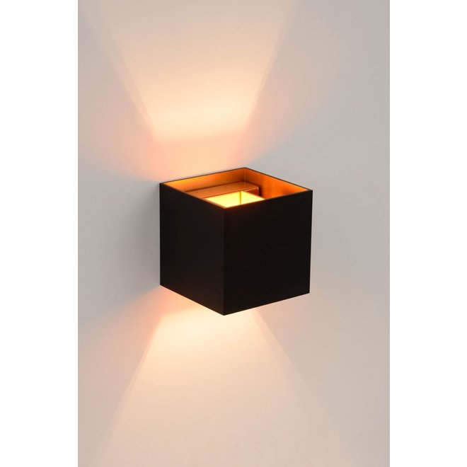 Lucide Xio - Wandlamp LED Dimb. G9 1x4W 2700K Zwart