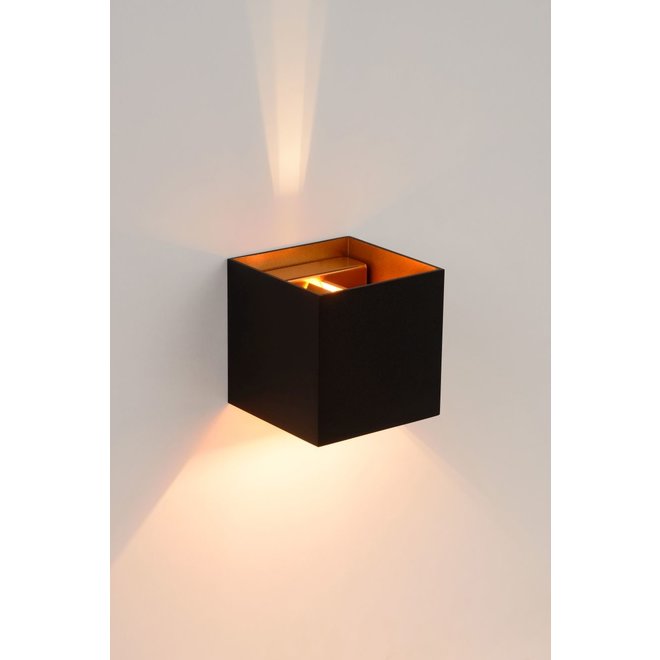 Lucide Xio - Wandlamp LED Dimb. G9 1x4W 2700K Zwart