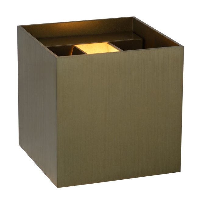 Lucide Xio - Wandlamp LED Dimb. G9 1x3,5W 2700K Koffie