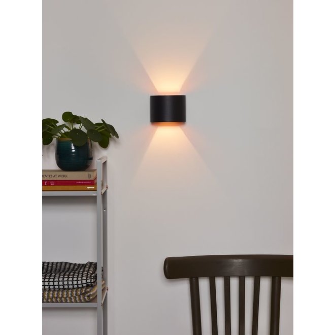 Lucide Xio - Wandlamp LED Dimb. G9 1x4W 2700K Zwart