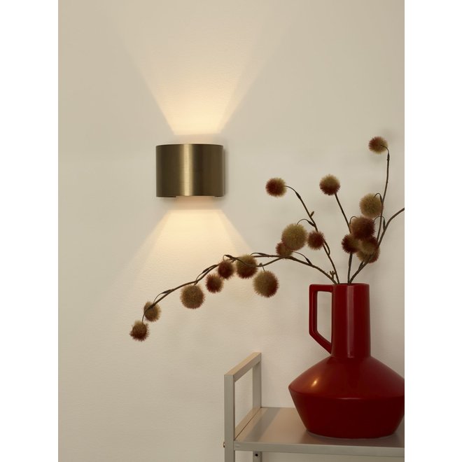Lucide Xio - Wandlamp LED Dimb. G9 1x3,5W 2700K Koffie