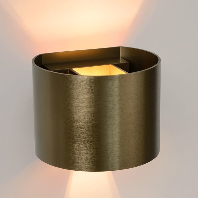 Lucide Xio - Wandlamp LED Dimb. G9 1x3,5W 2700K Koffie
