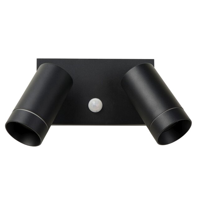 Lucide Taylor - Wandspot Buiten 2xGU10 IP44 Zwart