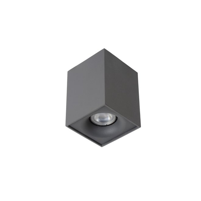 Lucide Bentoo-led - Plafondspot LED Dimb. GU10 1x5W 3000K Grijs