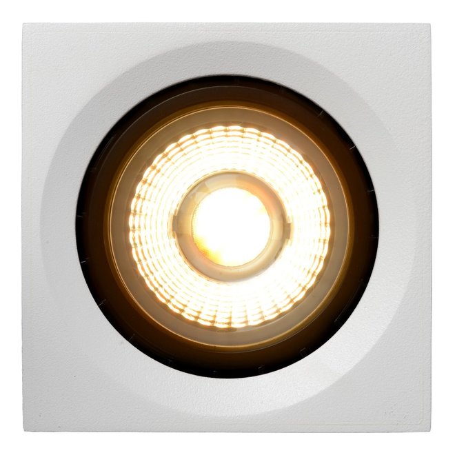Lucide Fedler - Plafondspot LED Dim to warm GU10 1x12W 2200K/3000K Wit