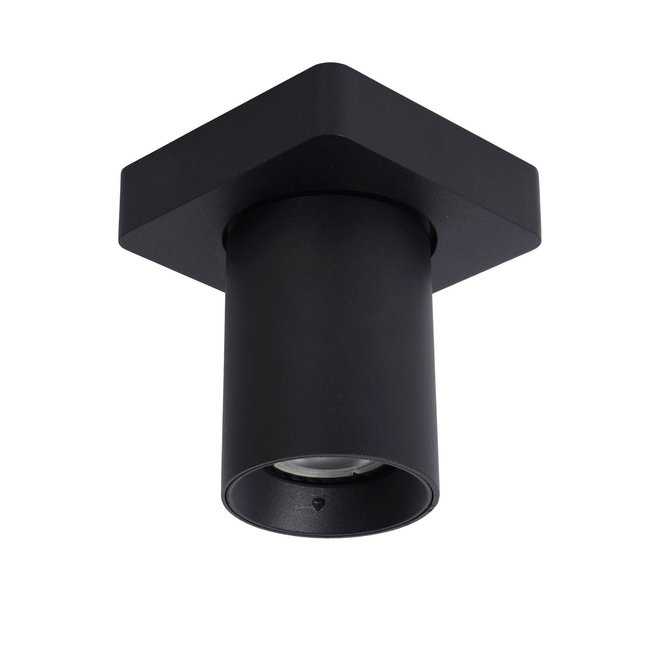 Lucide Nigel - Plafondspot LED Dim to warm GU10 1x5W 2200K/3000K Zwart