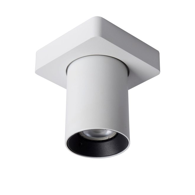 Lucide Nigel - Plafondspot LED Dim to warm GU10 1x5W 2200K/3000K Wit