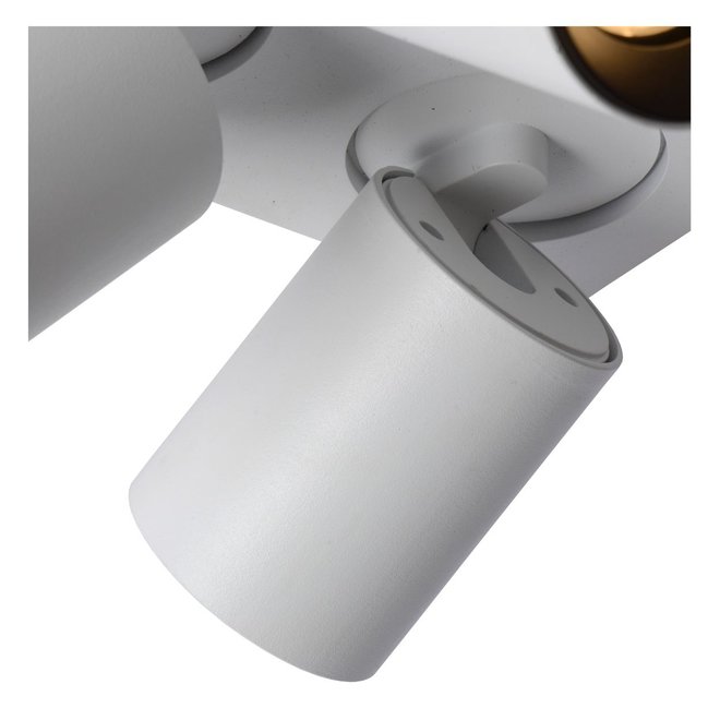 Lucide Nigel - Plafondspot LED Dim to warm GU10 4x5W 2200K/3000K Wit