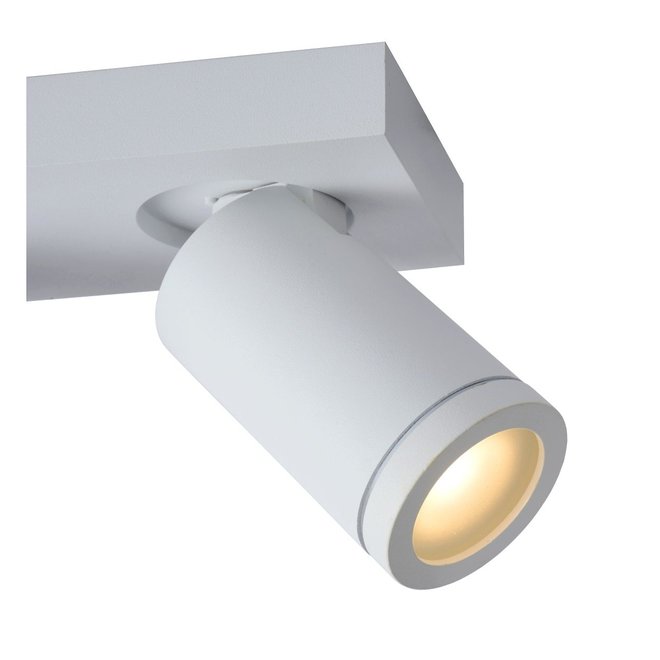 Lucide Taylor - Plafondspot Badkamer LED Dim to warm GU10 3x5W 2200K/3000K IP44 Wit