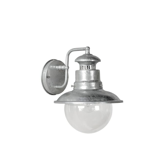 Lucide Figo - Wandlamp Buiten Ø 21,3 cm 1xE27 IP44 Zink