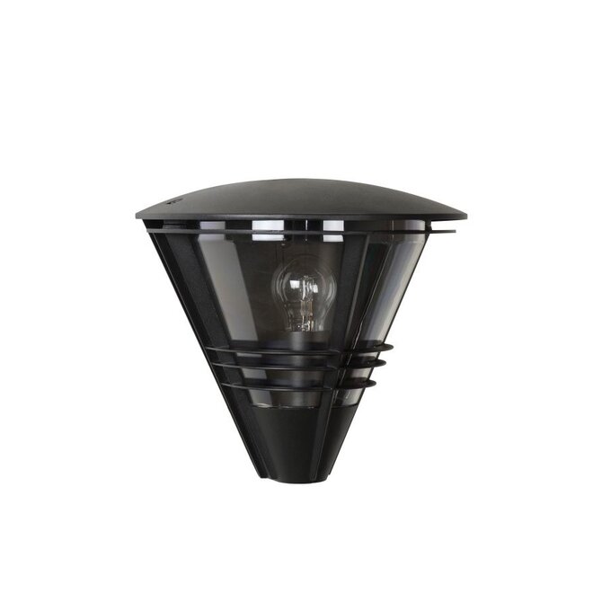 Lucide Livia - Wandlamp Buiten 1xE27 IP44 Zwart