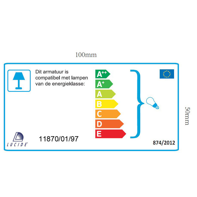 Lucide Aruba - Wandlamp Buiten Ø 30 cm 1xE27 IP44 Roest bruin