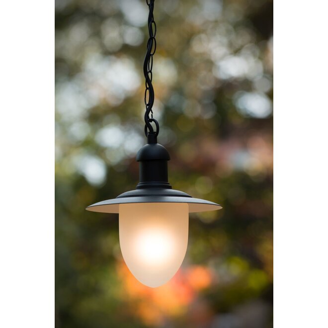 Lucide Aruba - Hanglamp Buiten Ø 25 cm 1xE27 IP44 Zwart