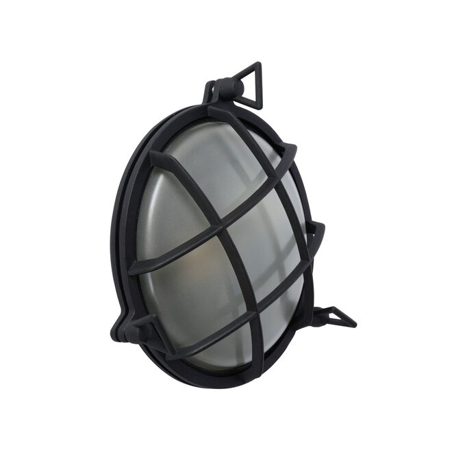 Lucide Dudley - Wandlamp Buiten Ø 25 cm 1xE27 IP65 Zwart