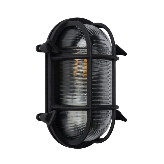Lucide Dudley - Wandlamp Buiten 1xE27 IP65 Zwart