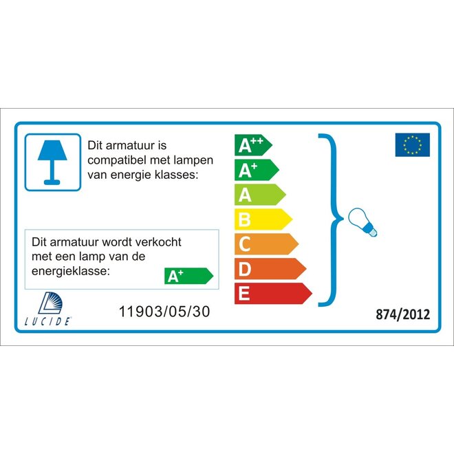 Lucide Jaster-led - Plafondspot LED GU10 1x5W 2700K Zwart