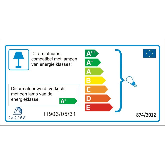 Lucide Jaster-led - Plafondspot LED GU10 1x5W 2700K Wit