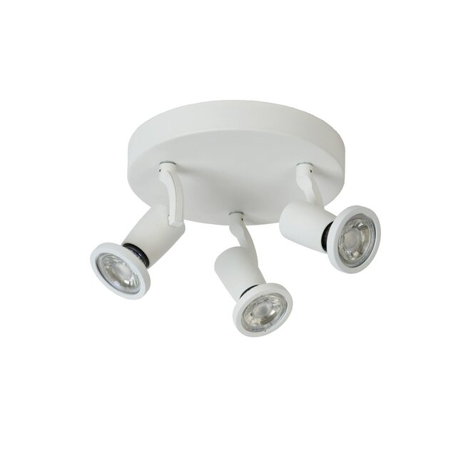 Lucide Jaster-led - Plafondspot Ø 20 cm LED GU10 3x5W 2700K Wit