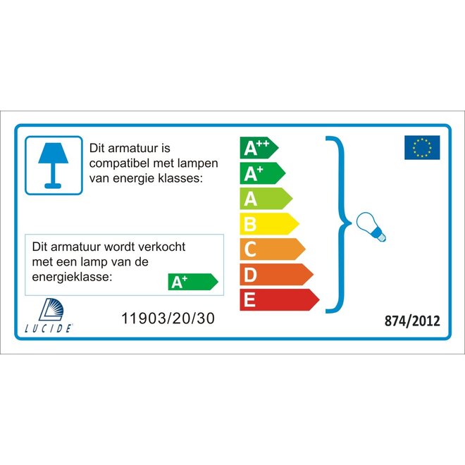 Lucide Jaster-led - Plafondspot LED GU10 4x5W 2700K Zwart