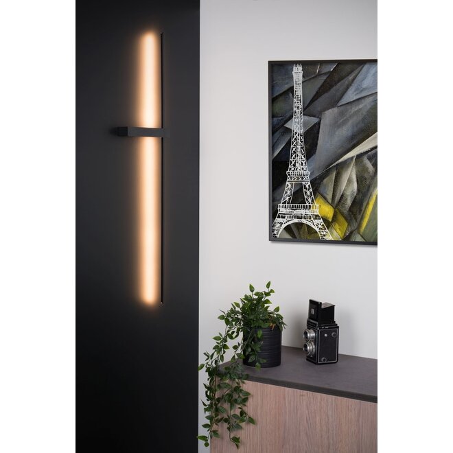 Lucide Segin - Wandlamp LED Dimb. 1x10W 2700K Zwart