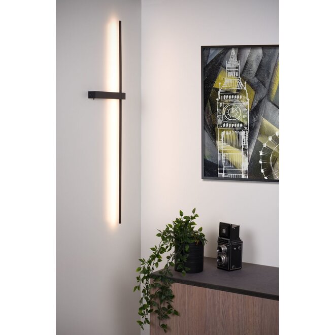 Lucide Segin - Wandlamp LED Dimb. 1x10W 2700K Zwart