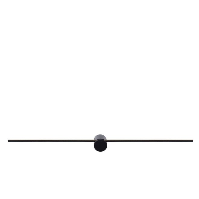 Lucide Mizar - Wandlamp Badkamer LED Dimb. 1x10W 2700K IP44 Zwart