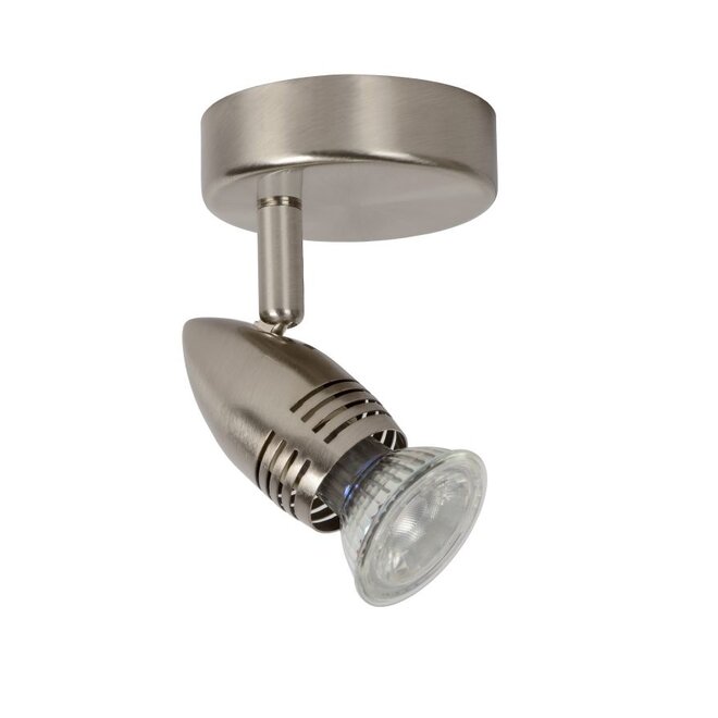 Lucide Caro-led - Wandspot Ø 9 cm LED GU10 1x5W 2700K Mat chroom