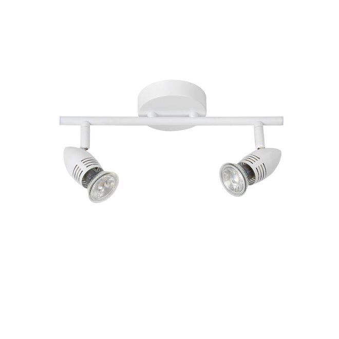Lucide Caro-led - Plafondspot LED GU10 2x5W 2700K Wit